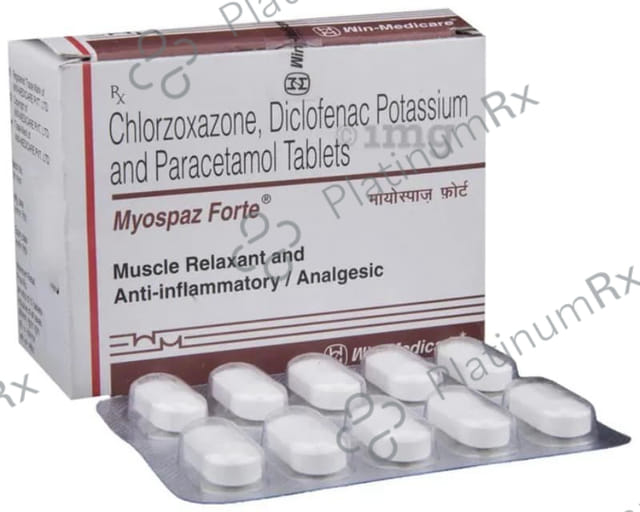 Myospaz Forte 500/50/325mg Tablet 10s