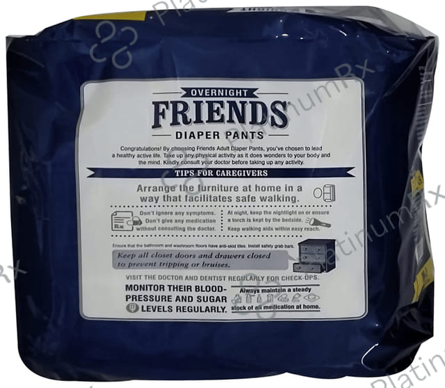 Friends Overnight Adult Unisex Diaper Pants M L 10s