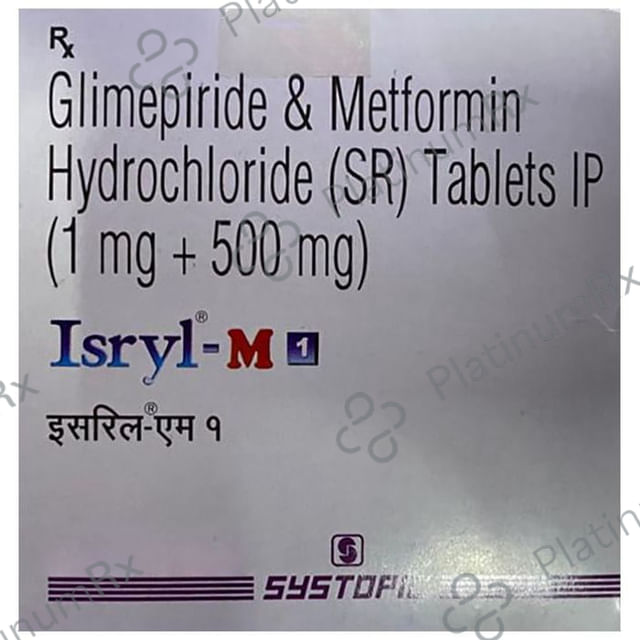 Isryl M 1/500mg Tablet SR 15s