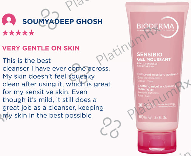 Bioderma Sensibio Gel Moussant Soothing Micellar Cleansing Foaming Gel 100 ml