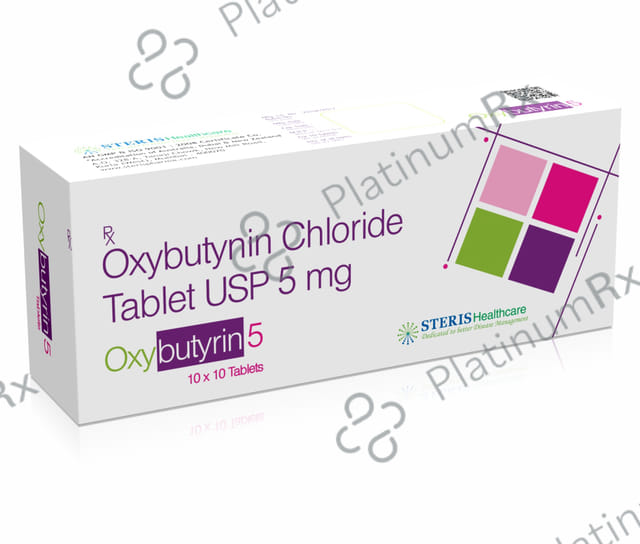 Oxybutyrin 5mg Tablet 10s
