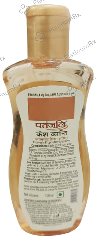 Patanjali Ayurveda Kesh Kanti Almond Kesh Tail