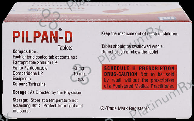 Pilpan D 10/40mg Tablet 10s