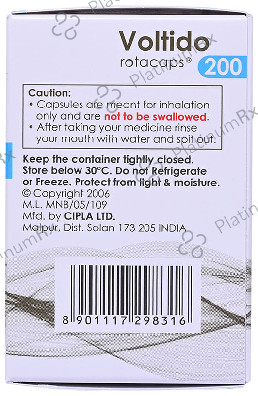 Voltido 200/25mcg Rotacap 30s
