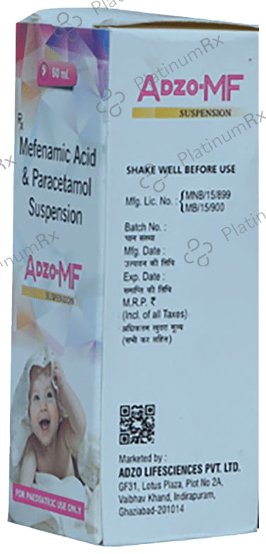 Adzo MF 125/50mg Oral Suspension 60ml
