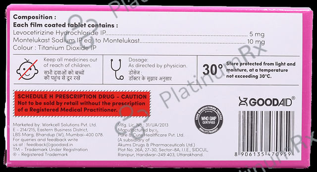 Goodlukast LC Tablet