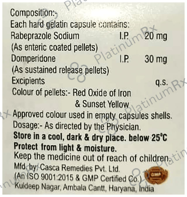 Radium D 30/20mg Tablet SR 10s