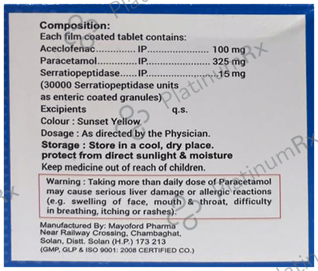 Acegrit SP Tablet 10s