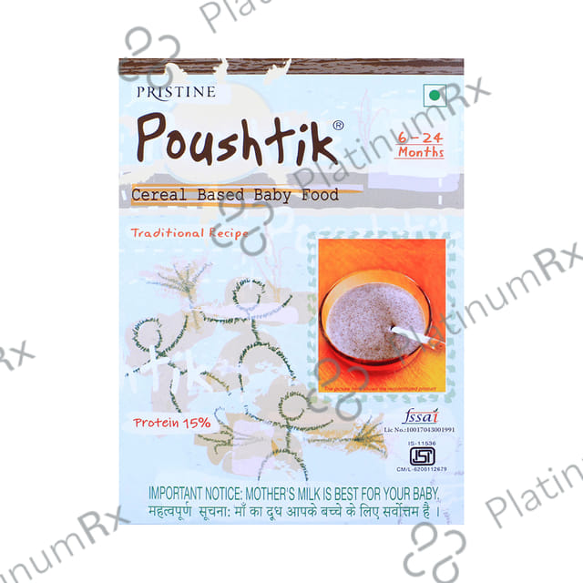 Pristine Poushtik Cereal Based Baby Food with 15% Protein (6 24 Months) 300gm