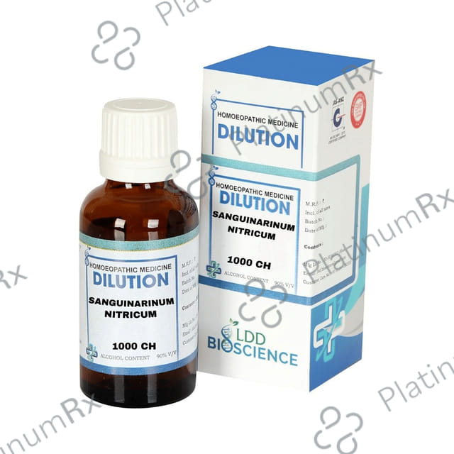 LDD Bioscience Sanguinarinum Nitricum Dilution 1000 CH 30 ml