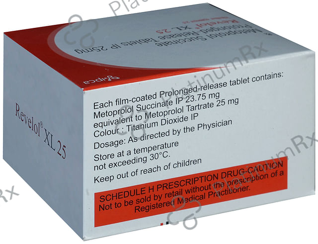 Revelol 25mg XL Tablet PR 15s