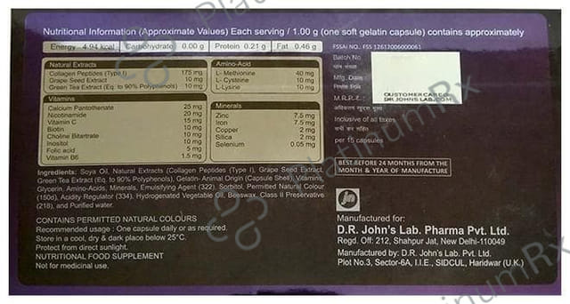 Jubiglow H Soft Gelatin Capsule 15s