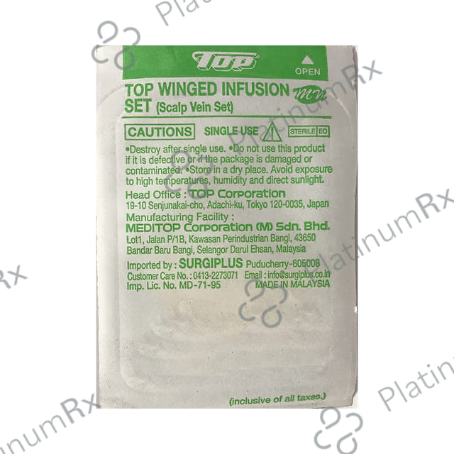 Top Winged 20G x 19mm Infusion Set 1s