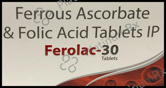 Ferolac 100mg/1500mcg Tablet 10s