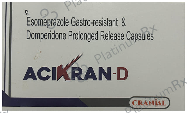 Acikran D 30/40mg Capsule PR 10s
