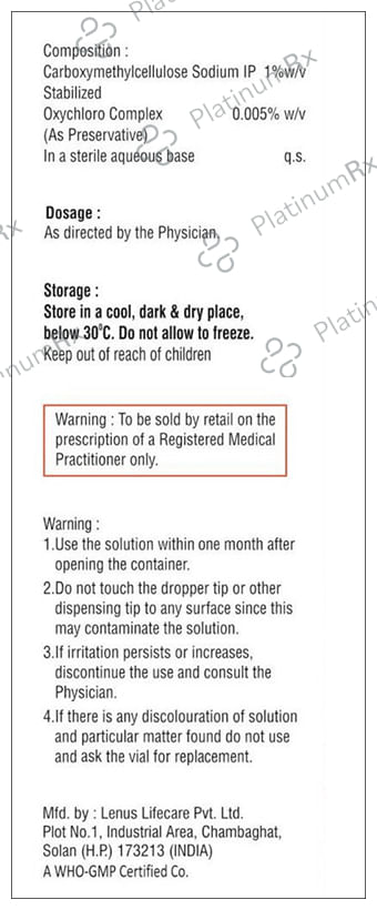 I Pearls Gel 1% Eye Drop