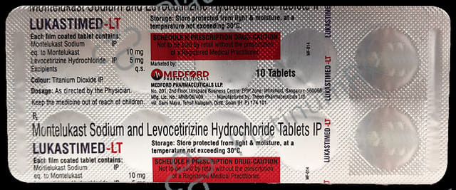 Lukastimed LT 5mg/10mg Tablet