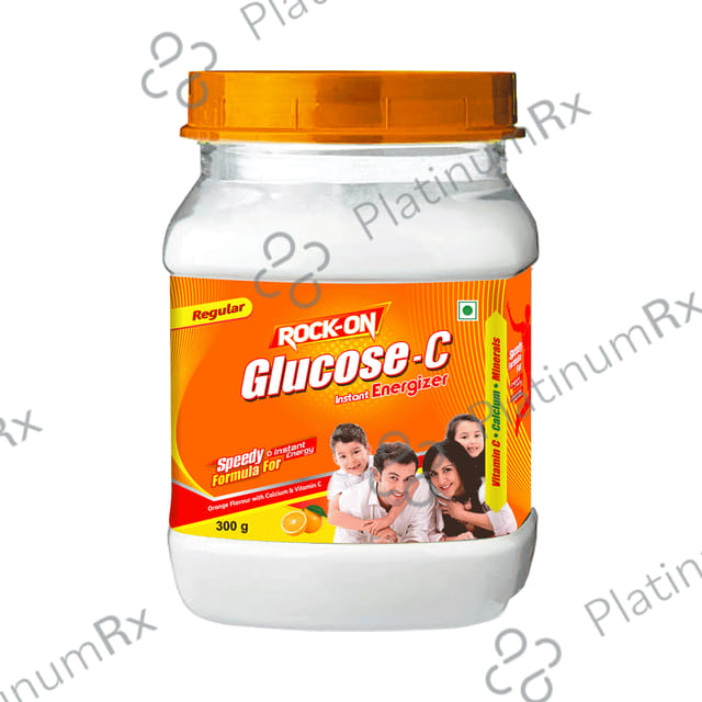 Rock On Glucose C Orange Powder 300gm