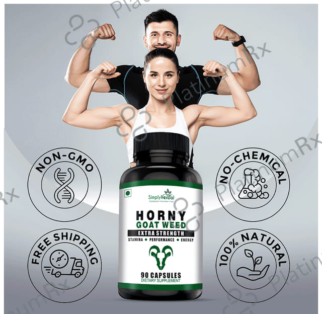 Simply Herbal Horny Goat Weed Extract Capsule