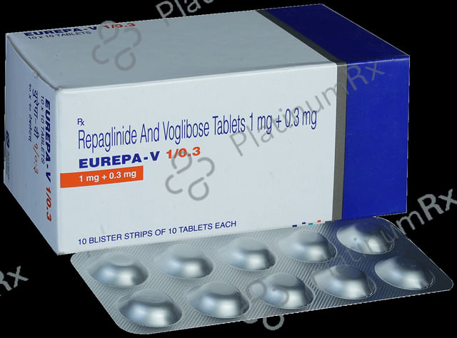 Eurepa V 1/0.3mg Tablet 10s
