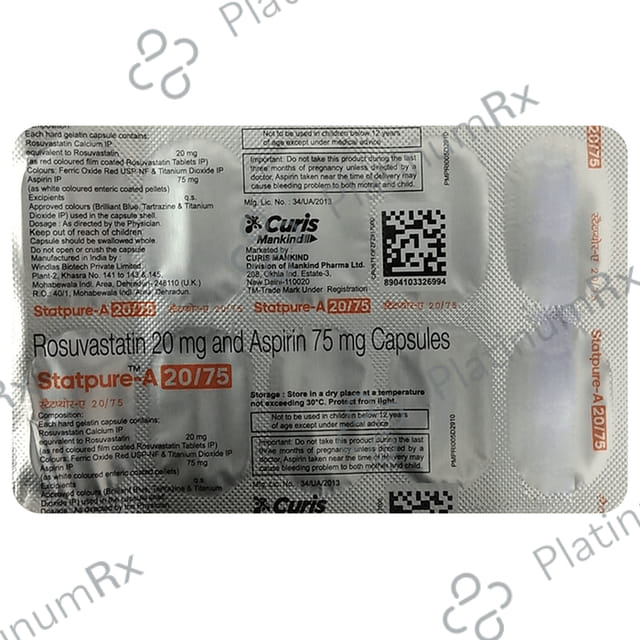 Statpure A 20/75mg Capsule 10s