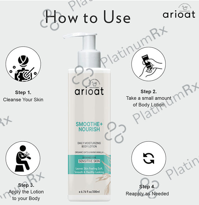 Arioat Smoothe + Nourish Daily Moisturizing Body Lotion