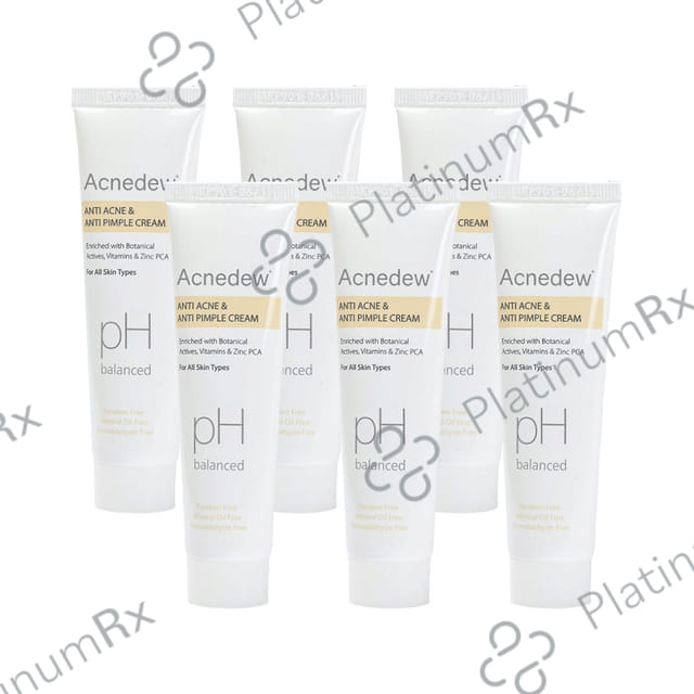 Acnedew PH Balanced Anti Acne & Anti Pimple Cream (25gm Each) 6 Tube