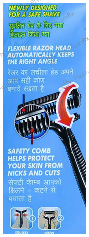 Gillette Guard Razor with Platinum Coated Blades