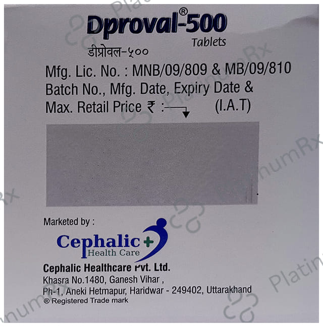 Dproval 500 Tablet PR