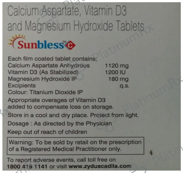 Sunbless C Tablet 15s