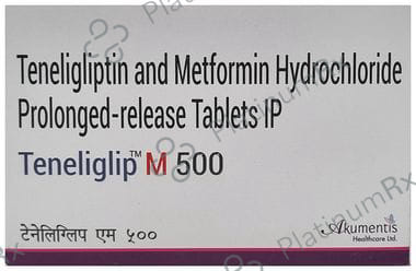 Teneliglip M 500/20mg Tablet PR 10s