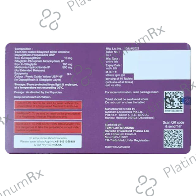 Justoza GM 1/10/500mg Tablet 10s
