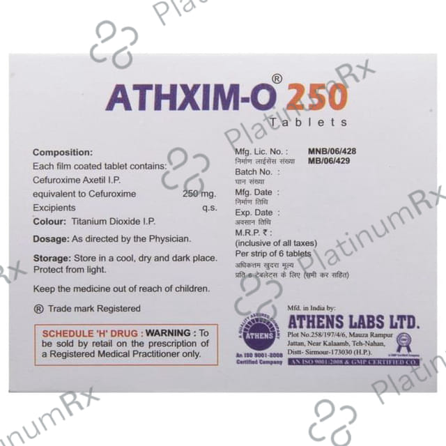 Athxim-O 250 Tablet