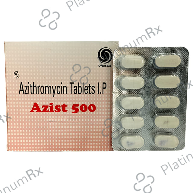 Azist 500mg Tablet 10s (Overseas)