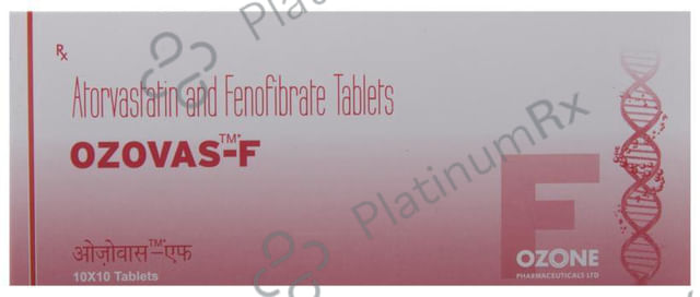 Ozovas F 10/160mg Tablet 10s