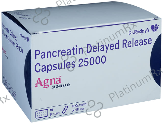 Agna 25000 350mg Capsule DR 10s
