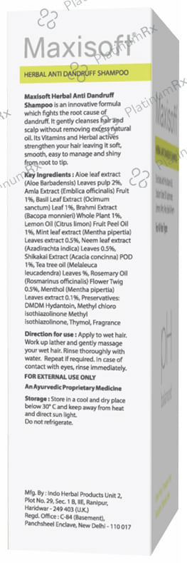 Maxisoft Herbal Anti Dandruff Shampoo
