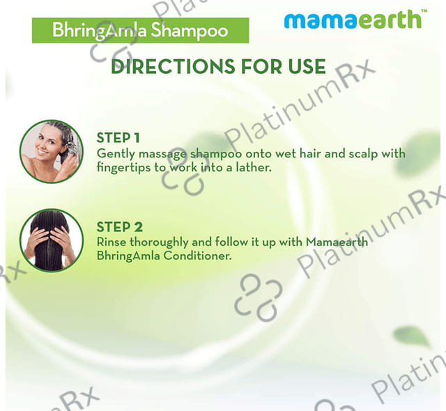 Mamaearth BhringAmla Shampoo for Healthy Hair - SLS & Paraben-Free