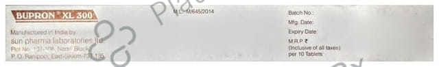 Bupron XL 300mg Tablet PR 10s