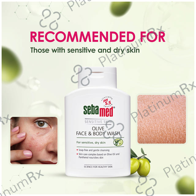Sebamed Olive Face & Body Wash 200ml