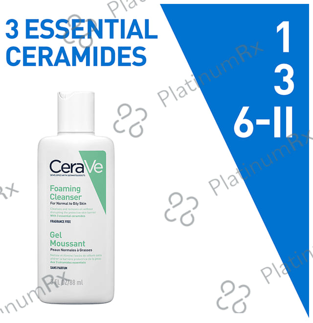 CeraVe Foaming Cleanser for Normal & Oily Skin 88 ml