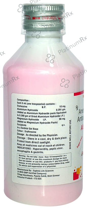 Alzym Oral Gel Sugar Free 170ml