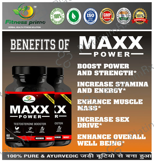 Fitness Prime Maxx Power Testosterone Booster Capsule