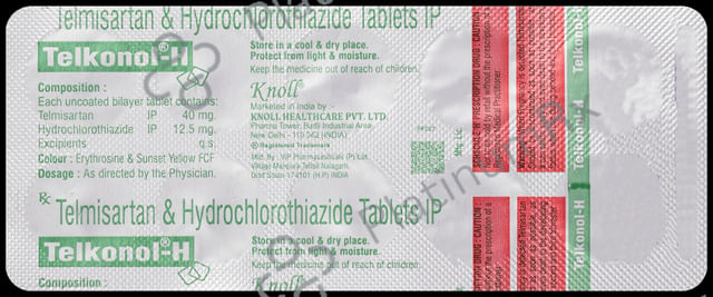 Telkonol H 40/12.5mg Tablet 10s