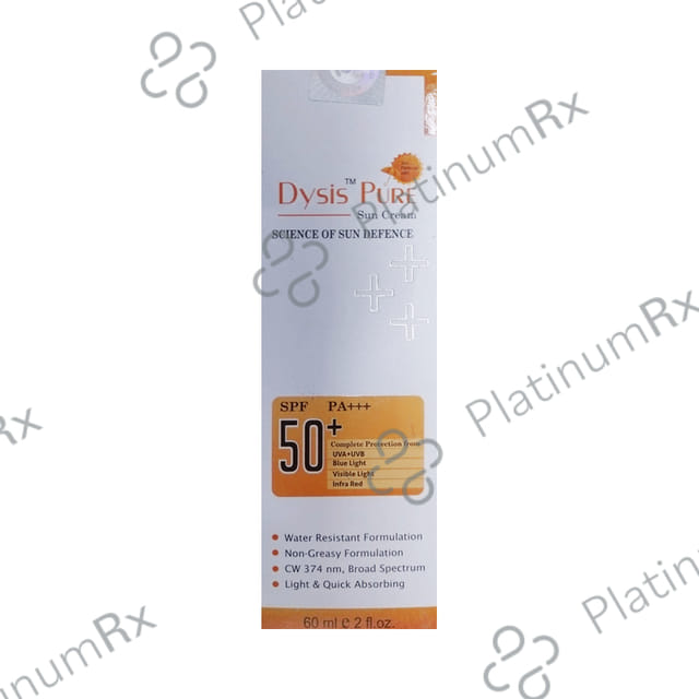 Dysis Pure SPF 50+ Cream 60gm