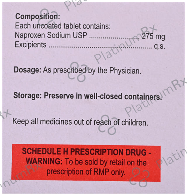 Naprosyn 250mg Plus Tablet 15s
