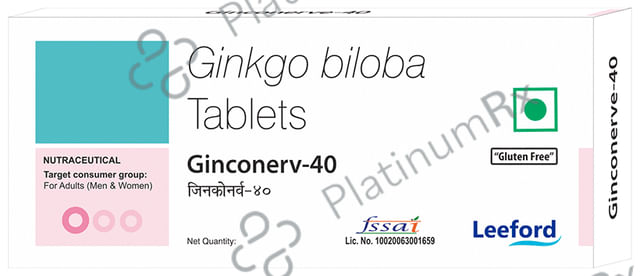 Ginconerv 40 Tablet