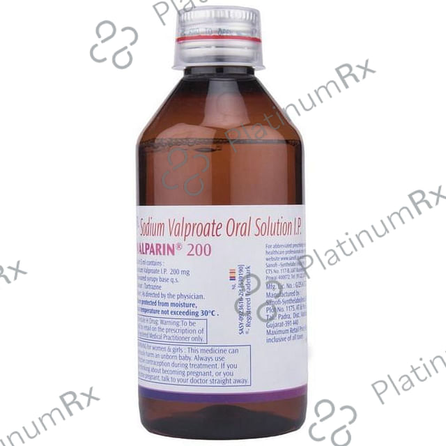 Valparin 200ml Oral Solution Pineapple