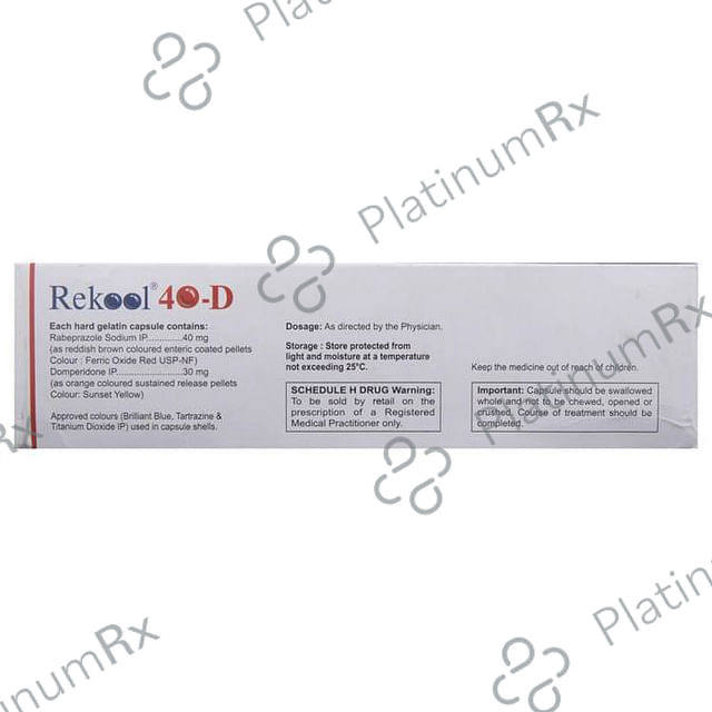Rekool D 40/30mg Capsule SR 10s