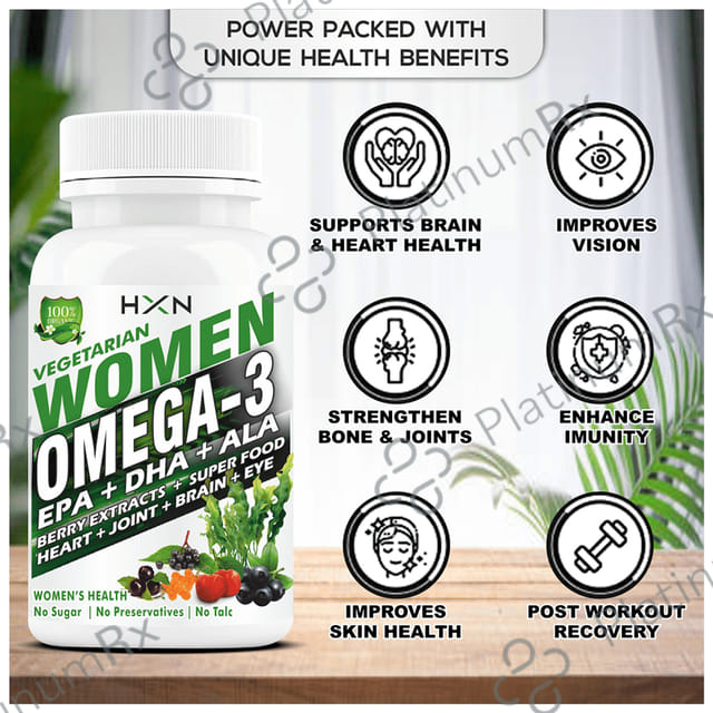 HXN Vegetarian Women Omega-3 Tablet